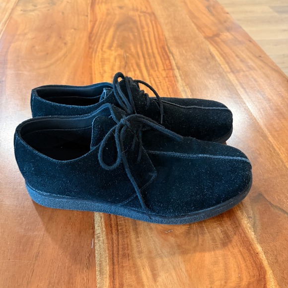 Stacy Adams Men's Black Suede Lace Up Dress Shoes Size 13 - Picture 2 of 7